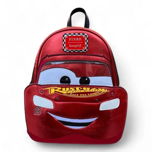 Loungefly Handbags - Loungefly Disney Pixar Cars Lightning McQueen Mini Backpack Exclusive